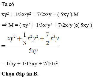 Giải thích đáp án trắc nghiệm toán đại số 8 bài 11 câu 1