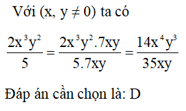 Trắc nghiệm toán đại số 8 chương 2 bài 1 câu 15 có đáp án