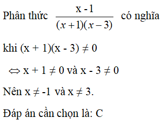 Trắc nghiệm toán đại số 8 chương 2 bài 1 câu 9 có đáp án