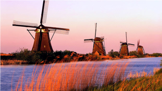 Phần lớn lãnh thổ nước Hà Lan nằm dưới mực nước biển, đó là hậu quả