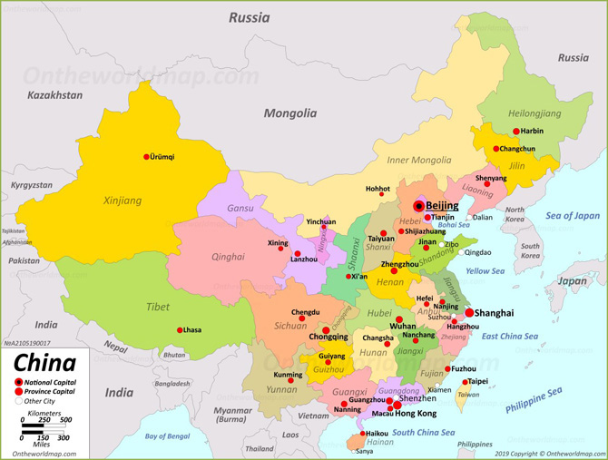 Miền Đông chiếm 50% lãnh thổ Trung Quốc