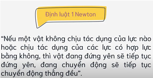 Định luật I Newton