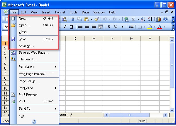 Thao tác chọn File - Close dùng để làm gì