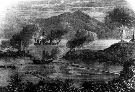Tàu chiến Pháp đánh cảng Đà Nẵng