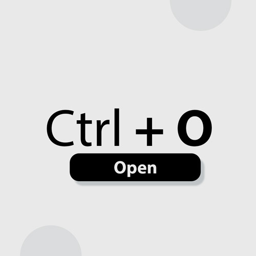 Trong soạn thảo word, công dụng của tổ hợp phím Ctrl + O dùng để mở 1 văn bản đã có trên máy tính.