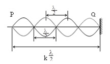 Khoảng cách giữa hai bụng sóng liên tiếp hoặc hai nút sóng liên tiếp bằng một nửa bước sóng