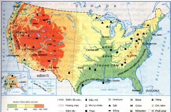 Dầu mỏ và khí tự nhiên của Hoa Kỳ tập trung chủ yếu ở nơi nào sau đây?