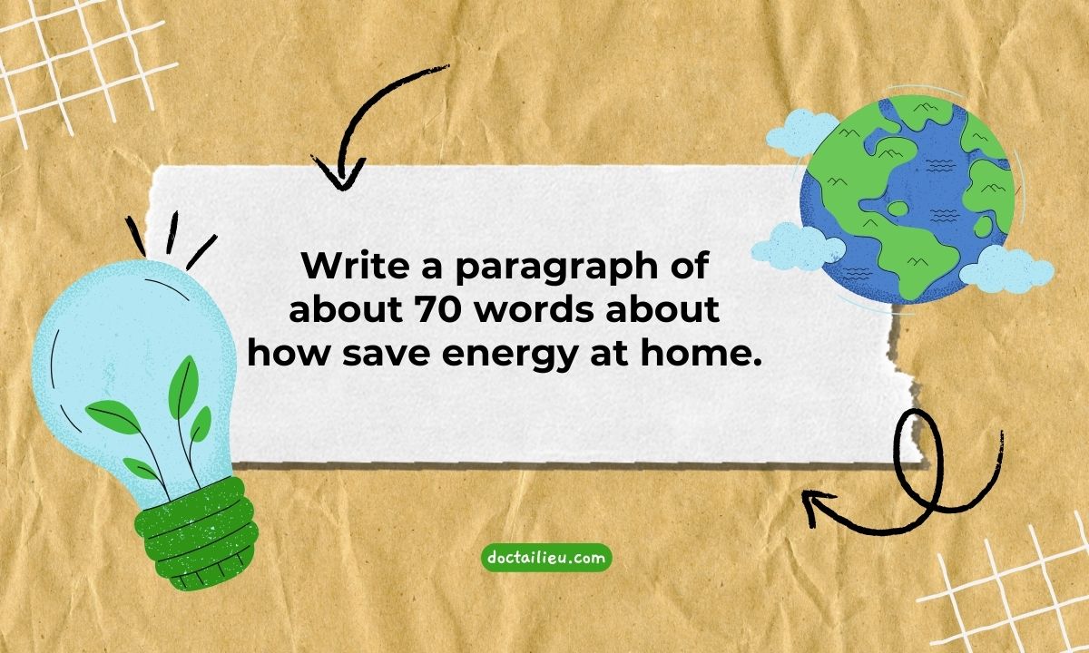 Write A Paragraph Of About 70 Words