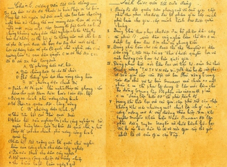 Chánh cương vắn tắt, Sách lược vắn tắt do lãnh tụ Nguyễn Ái Quốc