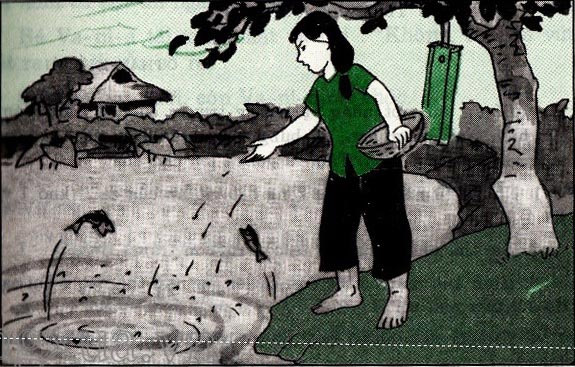 Cá lên ăn khi nghe tiếng kẻng