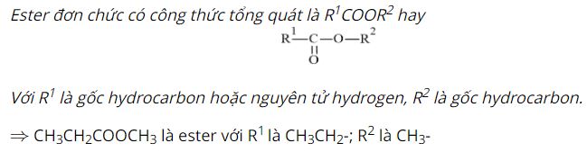 Hợp chất thuộc loại ester là CH3CH2COOCH3